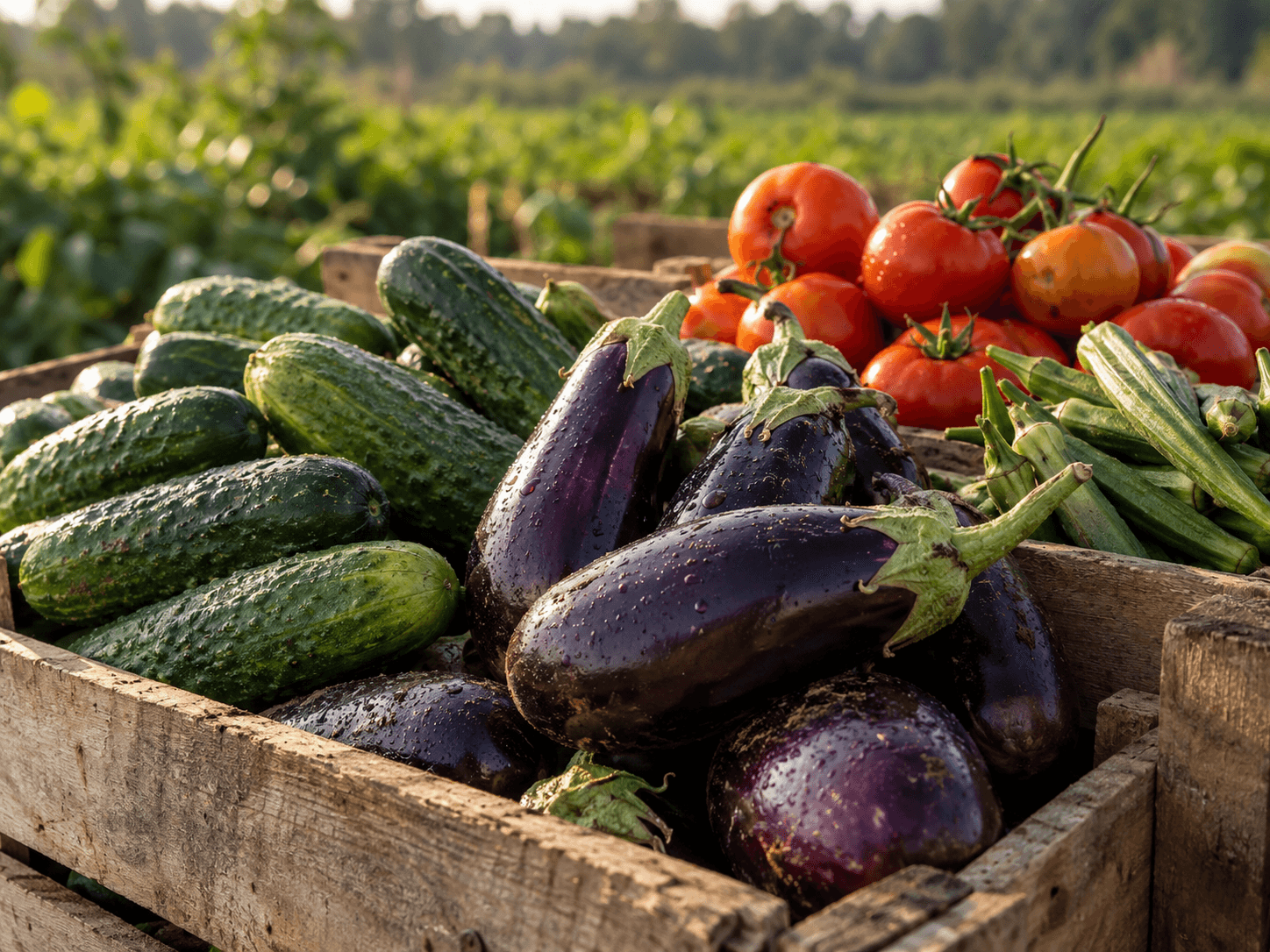 Fresh vegetables from growers across India