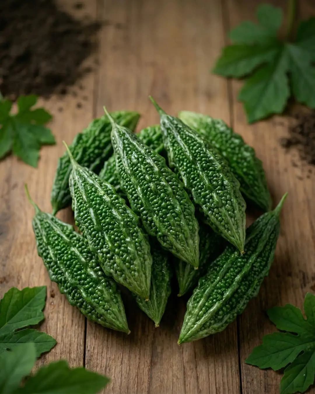 Bitter Gourd (Karela), fresh fresh vegetables