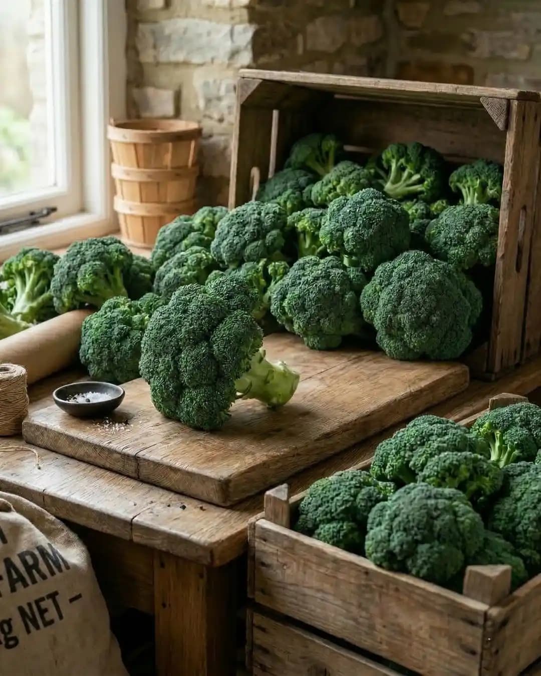 Broccoli, fresh fresh vegetables