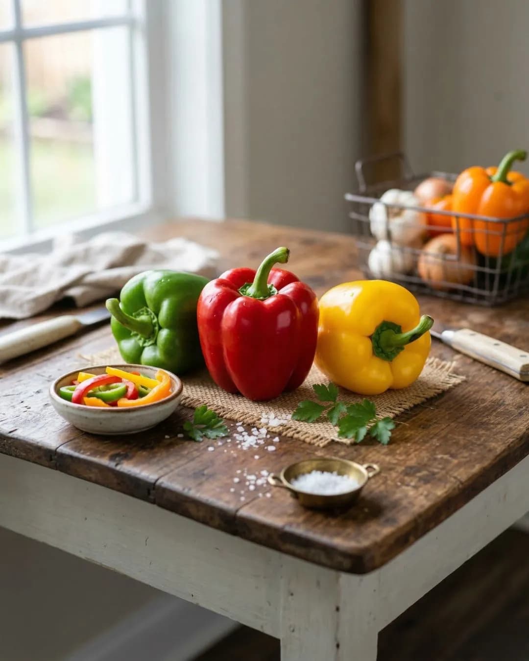 Capsicum (Bell Pepper), fresh fresh vegetables