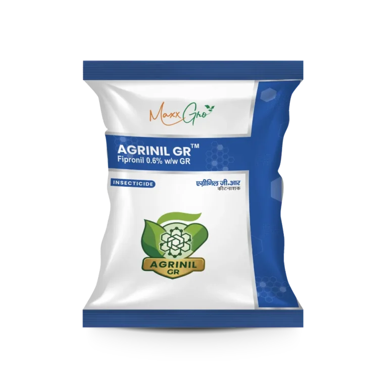 Agrinil GR Fipronil 0.6% GR insecticide pouch pack by MaxxGro Agrology Limited