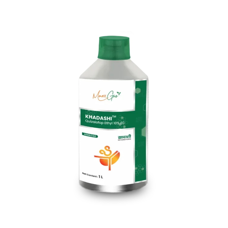 Khadashi Quizalofop Ethyl 10% EC herbicide bottle pack by MaxxGro Agrology Limited