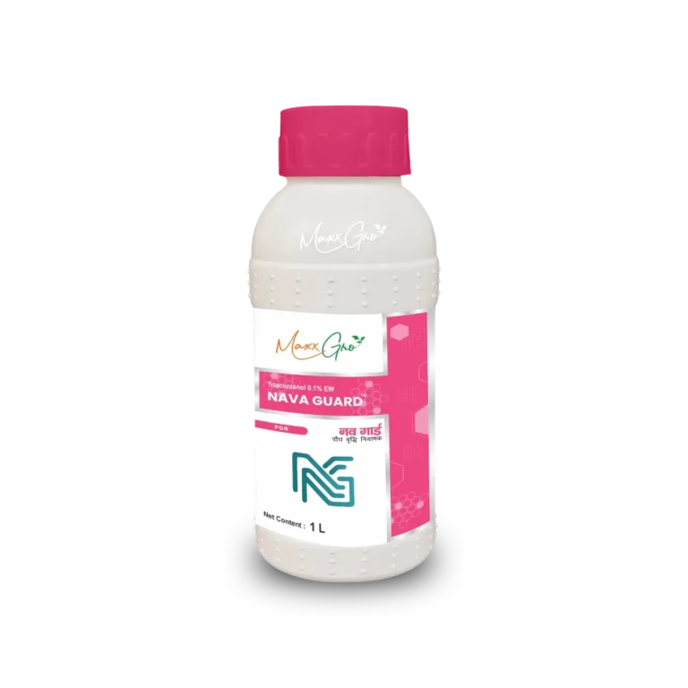 Nava Guard Triacontanol 0.1% EW plant growth regulator bottle pack by MaxxGro Agrology Limited