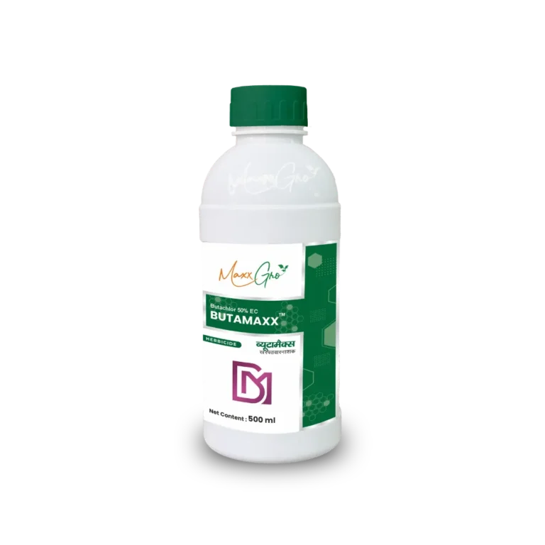 MaxxGro Butamaxx Butachlor 50% EC herbicide 500 ml bottle packaging