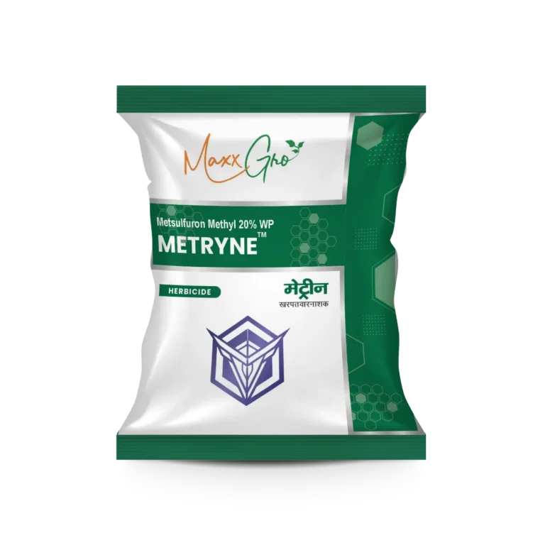 Metryne Metsulfuron Methyl 20% WP herbicide pouch pack by MaxxGro Agrology Limited