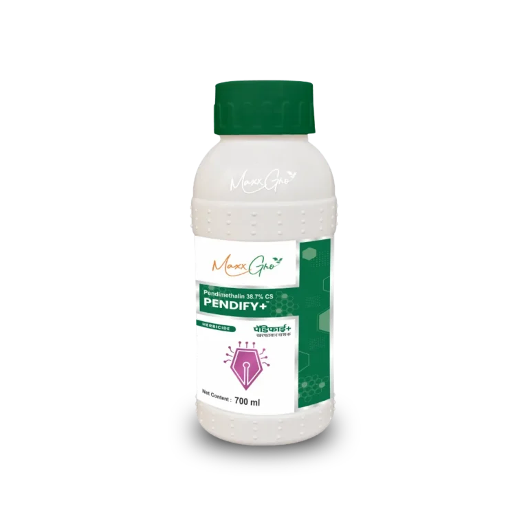 Pendify + Pendimethalin 38.7% CS herbicide 700ml bottle pack by MaxxGro Agrology Limited