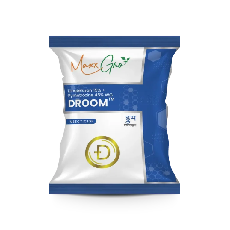 Droom Dinotefuran 15% + Pymetrozine 45% WG insecticide pouch pack by MaxxGro Agrology Limited
