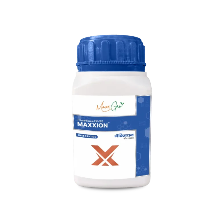 Maxxion Thiamethoxam 25% WG insecticide jar pack by MaxxGro Agrology Limited