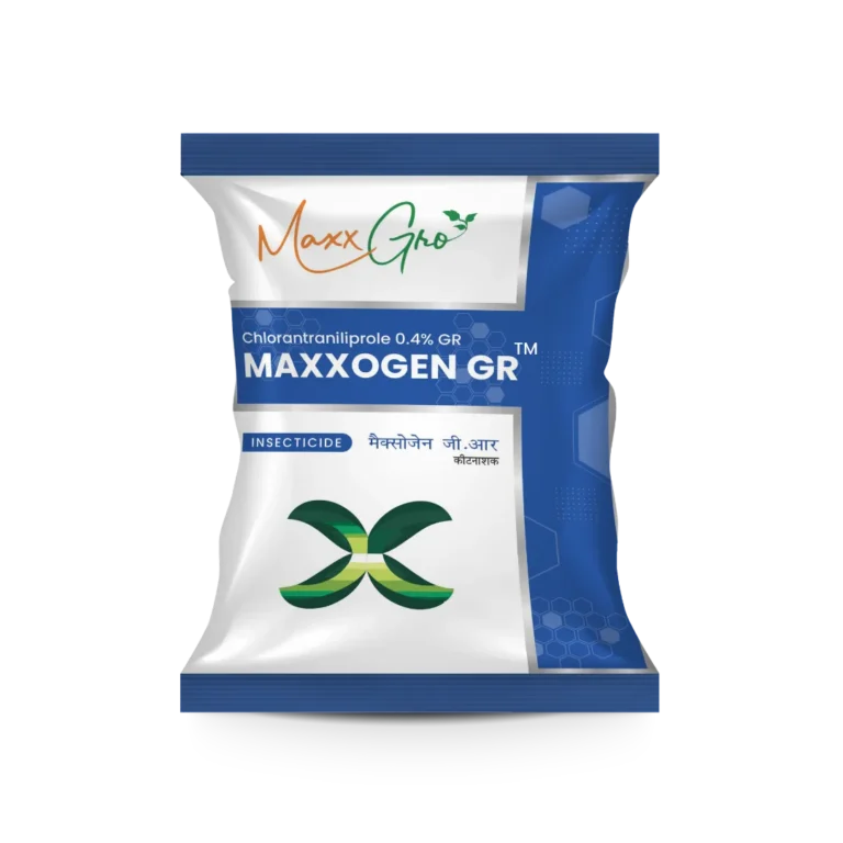 Maxxogen GR Chlorantraniliprole 0.4% GR insecticide pouch pack by MaxxGro Agrology Limited