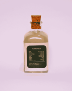 The Deep Soil Cold-Pressed Oil bottle back view showing Nutritive Value label on white background