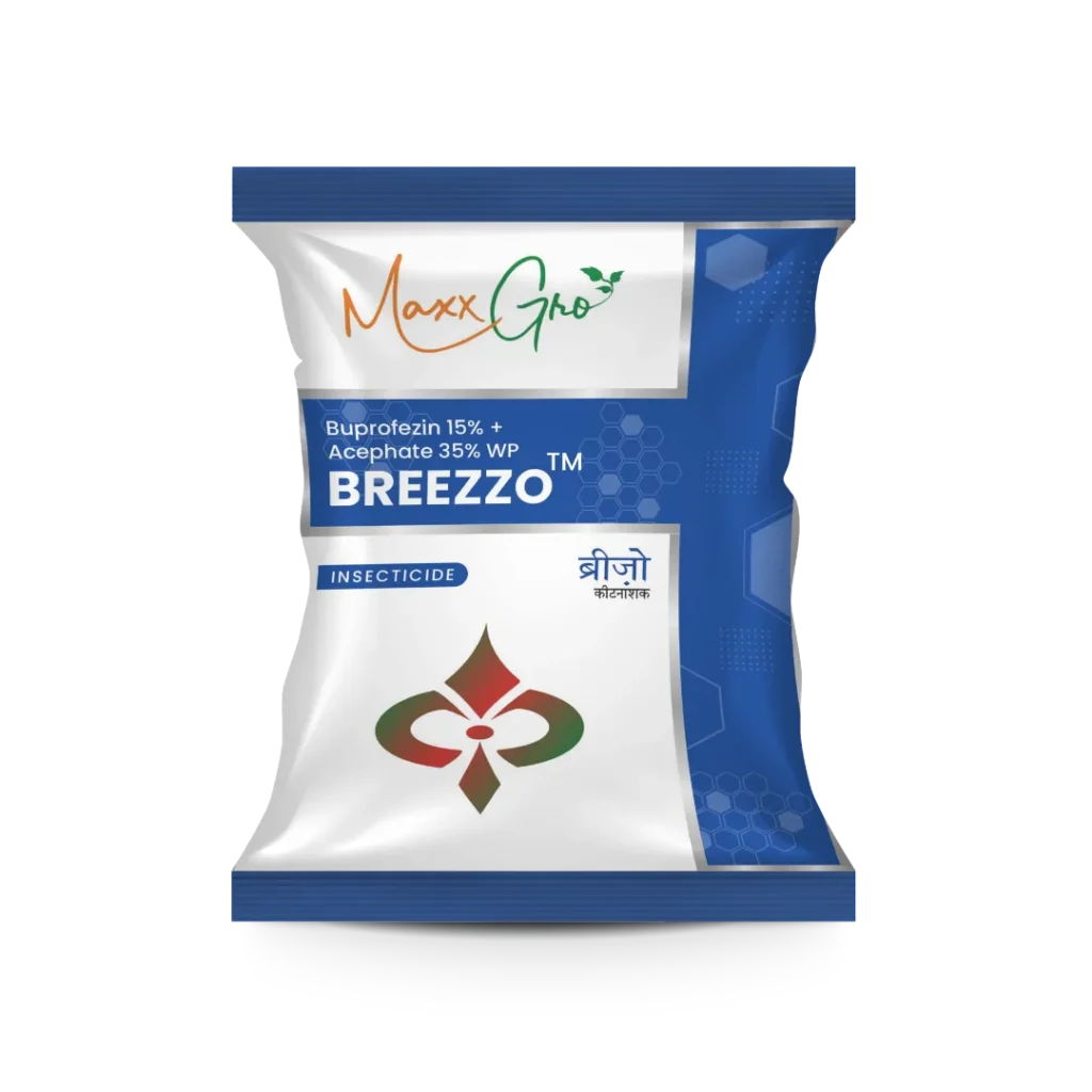 Breezzo Buprofezin 15% + Acephate 35% WP insecticide pouch pack by MaxxGro Agrology Limited
