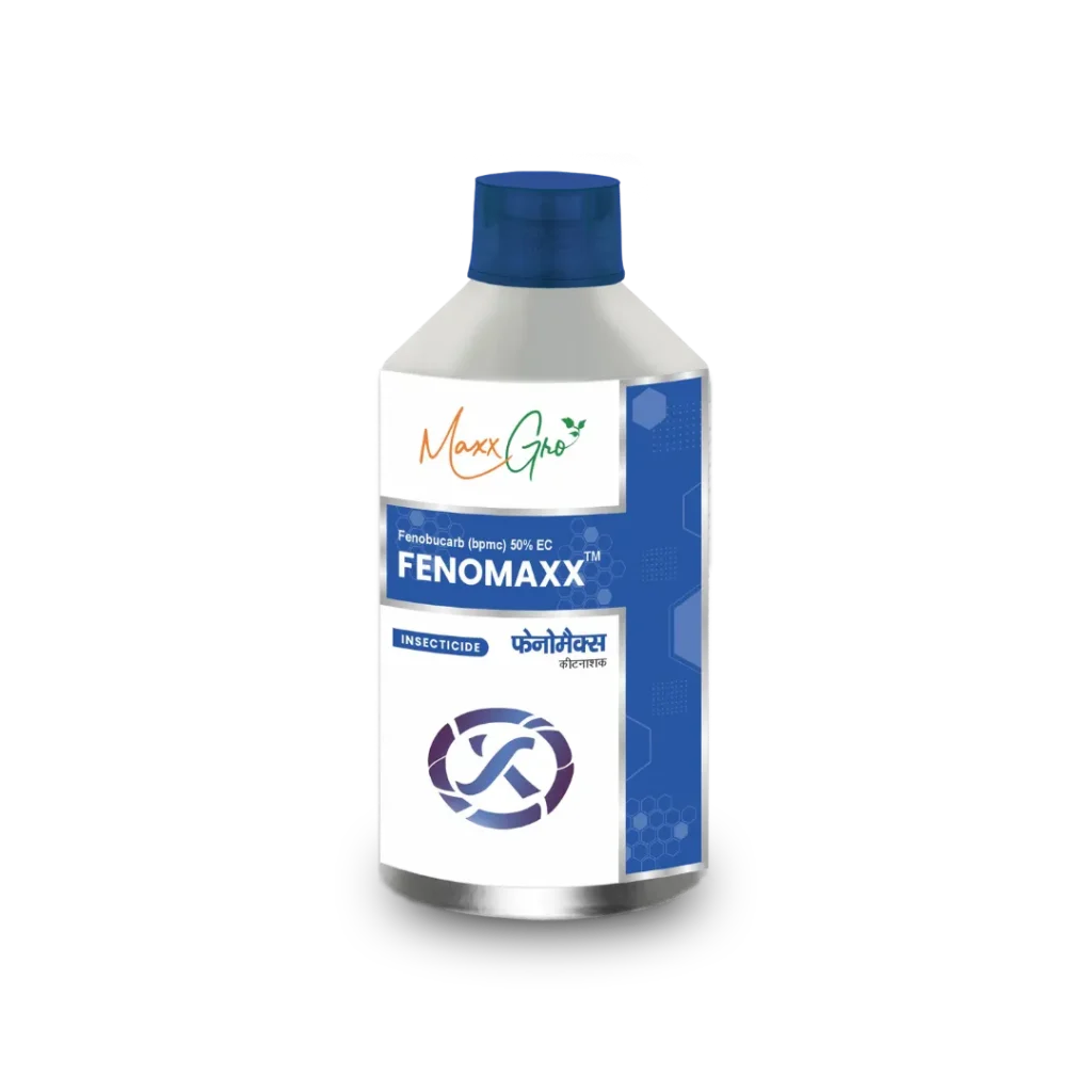 Fenomaxx Fenobucarb (BPMC) 50% EC insecticide bottle pack by MaxxGro Agrology Limited