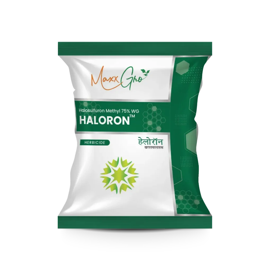 Haloron Halosulfuron Methyl 75% WG herbicide pouch pack by MaxxGro Agrology Limited