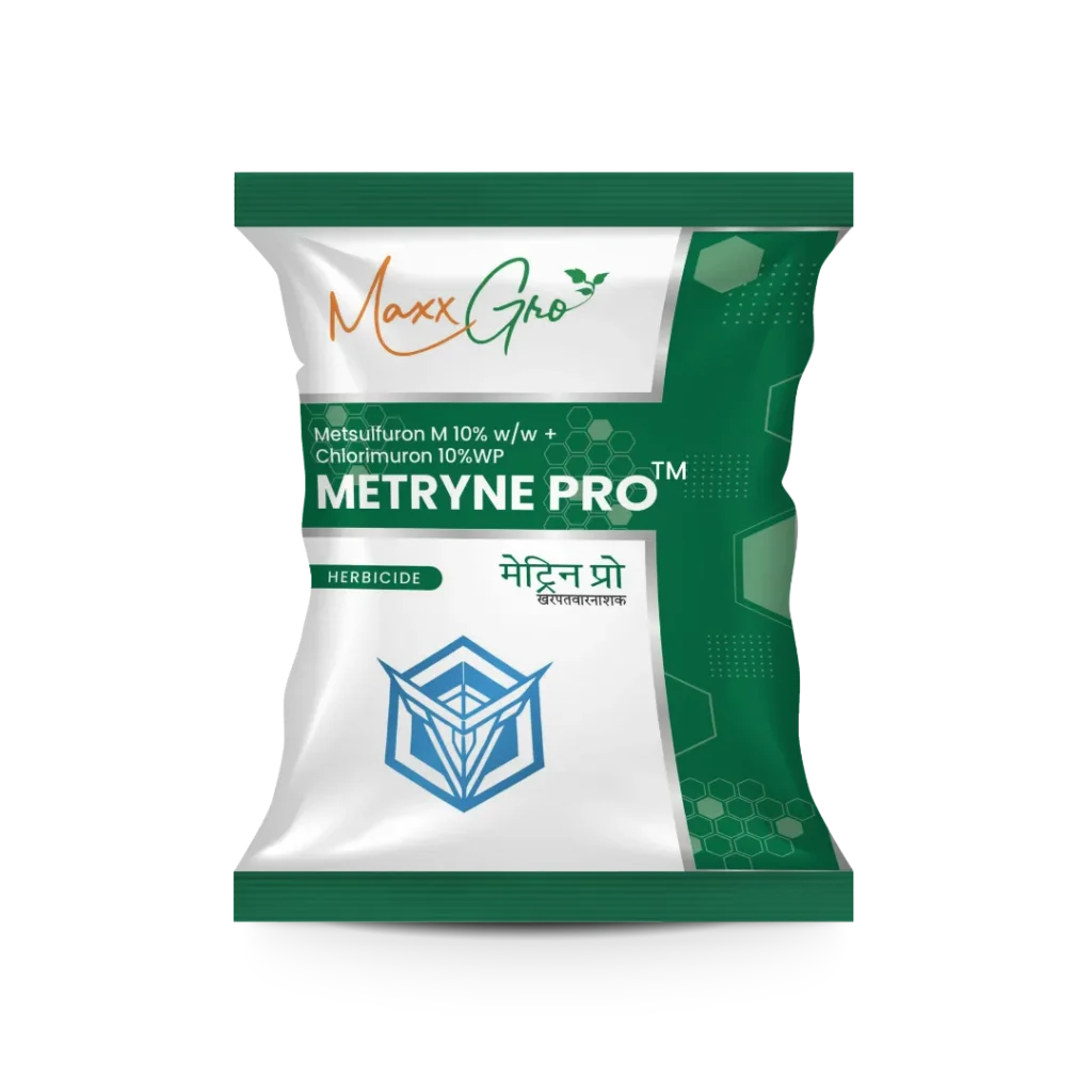 Metryne Pro Metsulfuron Methyl 10% + Chlorimuron 10% WP herbicide pouch pack by MaxxGro Agrology Limited
