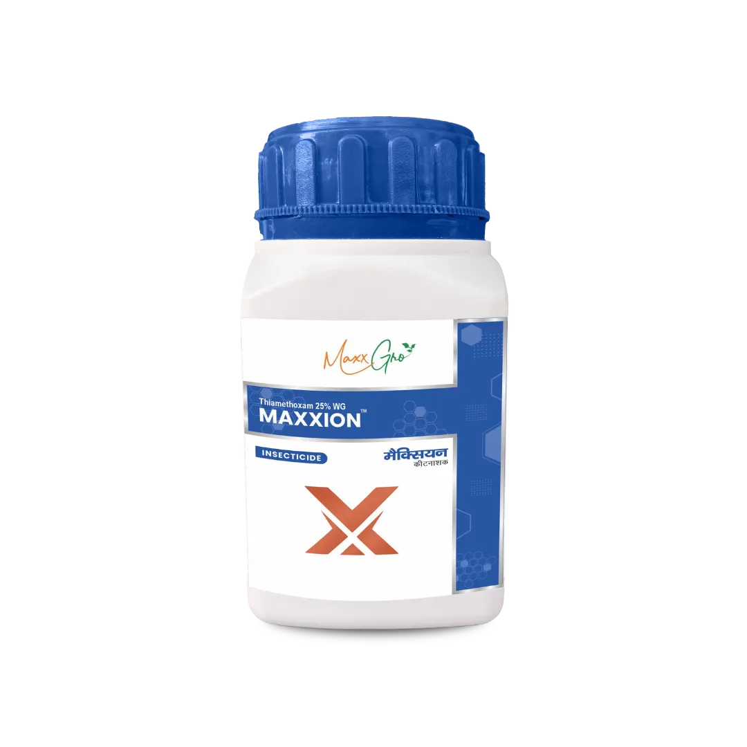 Maxxion Thiamethoxam 25% WG insecticide jar pack by MaxxGro Agrology Limited
