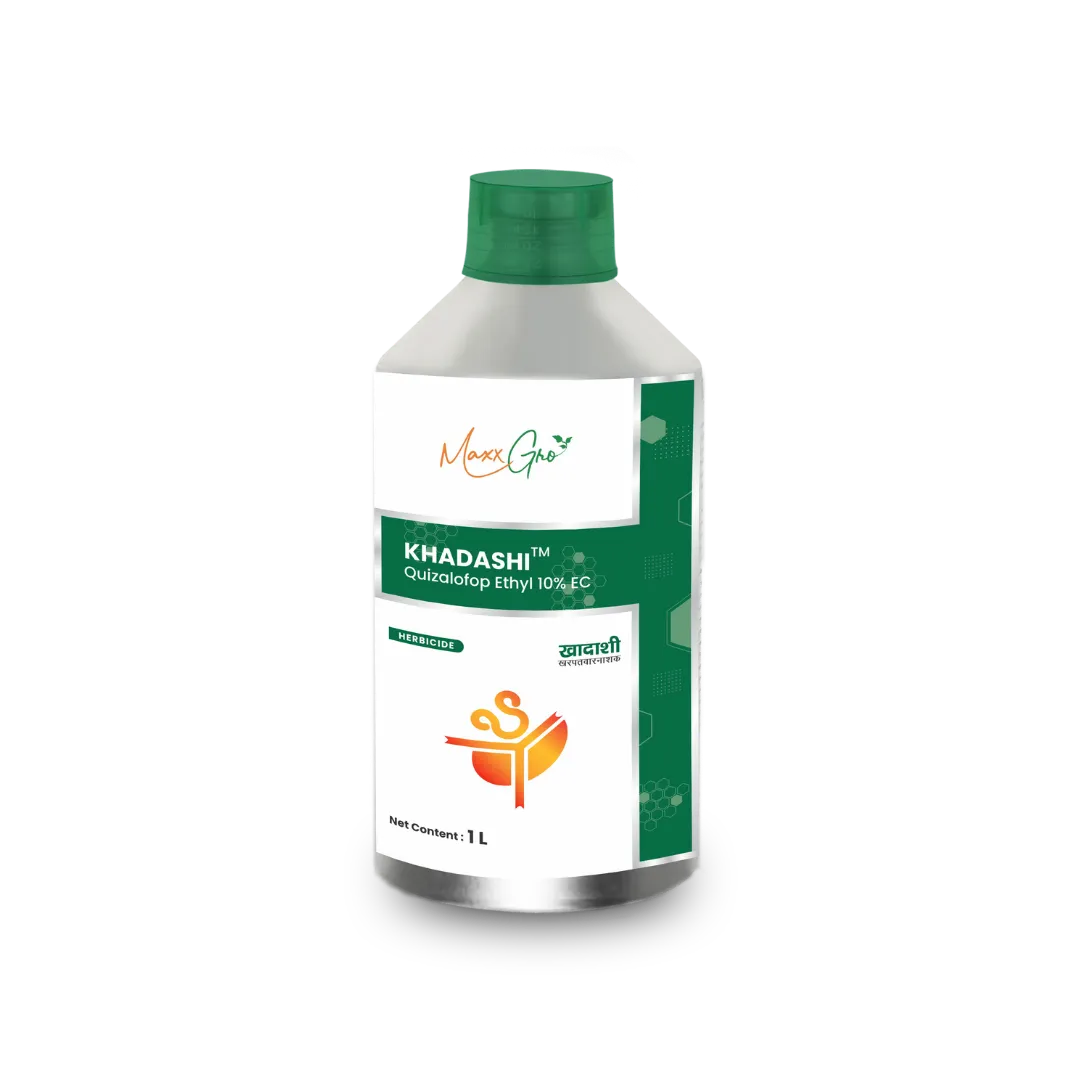 Khadashi Quizalofop Ethyl 10% EC herbicide bottle pack by MaxxGro Agrology Limited