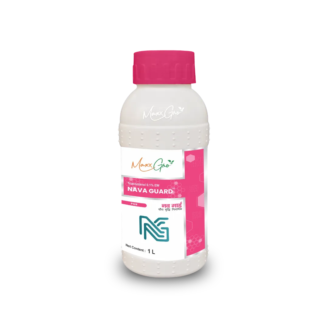 Nava Guard Triacontanol 0.1% EW plant growth regulator bottle pack by MaxxGro Agrology Limited